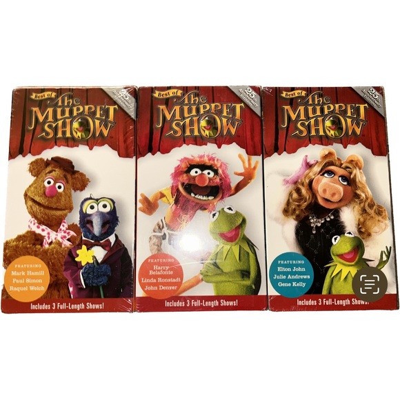 Other | Best Of The Muppet Show 25 Th Anniversary Sealed Vhs Lot Of 3 ...